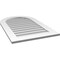 Ekena Millwork Round Top Surface Mount PVC Gable Vent: Non-Functional, w/ 3-1/2"W x 1"P Standard Frame, 24"W x 38"H GVPRT24X3801SN - alternate 2